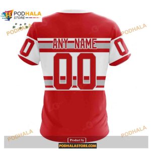 Custom Nhl Detroit Red Wings Reverse Retro Redesign Shirt Hoodie 3d 4