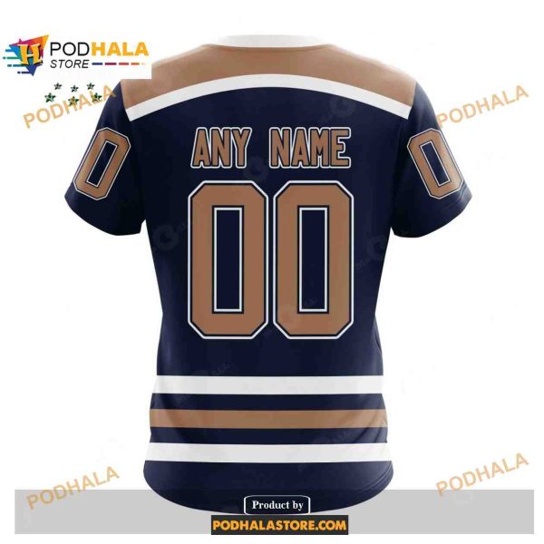 Custom NHL Edmonton Oilers Reverse Retro Redesign Shirt Hoodie 3D