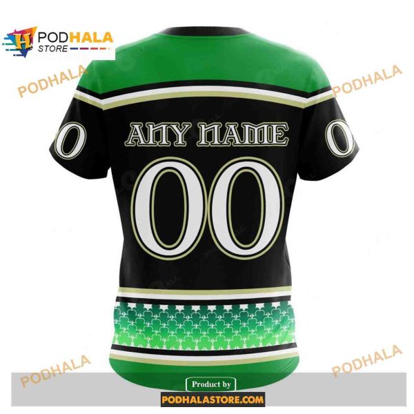 Custom NHL Edmonton Oilers Unisex Kits Hockey Patricks Day Shirt Hoodie 3D