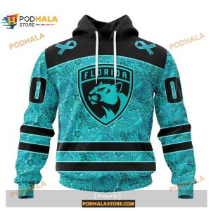 NHL Florida Panthers Custom Name Number 90s Throwback Vintage Away Jersey  Pullover Hoodie