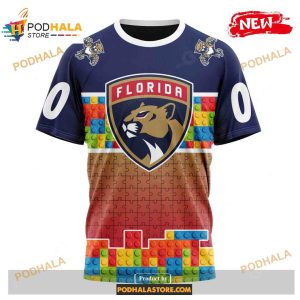 Custom Nhl Florida Panthers Puzzle Game Gradients Full Color Shirt Hoodie 3d 3