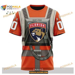 Custom Nhl Florida Panthers Star Wars Rebel Pilot Design Shirt Hoodie 3d 3