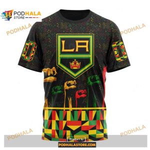 Custom Nhl Los Angeles Kings Celebrate Black History Month Shirt Hoodie 3d 3