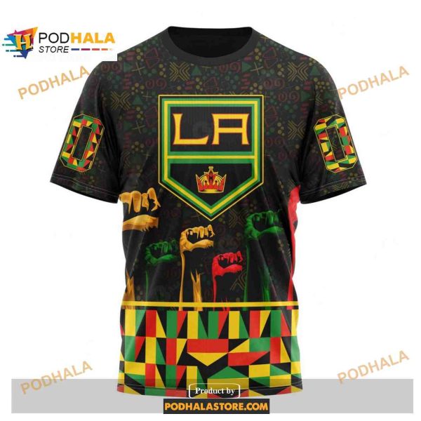 Custom NHL Los Angeles Kings Celebrate Black History Month Shirt Hoodie 3D