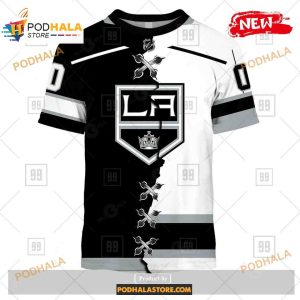 Custom Nhl Los Angeles Kings Mix Color Jersey 2023 Shirt Hoodie 3d 2