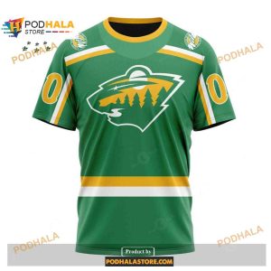 Custom Nhl Minnesota Wild Reverse Retro Redesign Shirt Hoodie 3d 3