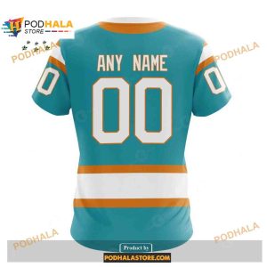 Custom Nhl San Jose Sharks Reverse Retro Redesign Shirt Hoodie 3d 4