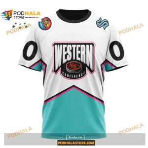 Custom Nhl Seattle Kraken All star Western Conference 2023 Shirt Hoodie 3d 2