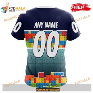 Custom Nhl Seattle Kraken Puzzle Game Gradients Full Color Shirt Hoodie 3d 4