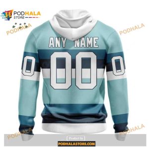 Custom Nhl Seattle Kraken Reverse Retro Redesign Shirt Hoodie 3d 2