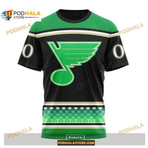 Custom Nhl St Louis Blues Hockey Patricks Day Shirt Hoodie 3d 3