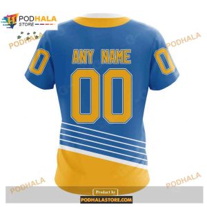 Custom Nhl St Louis Blues Reverse Retro Redesign Shirt Hoodie 3d 4