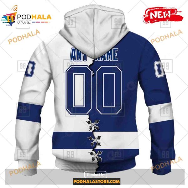 Custom NHL Tampa Bay Lightning Mix Color Jersey 2023 Shirt Hoodie 3D
