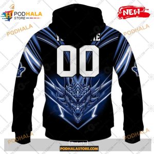 Custom Nhl Toronto Maple Leafs Dragon Design Shirt Hoodie 3d 3