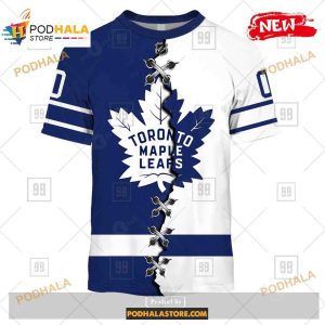 Custom Nhl Toronto Maple Leafs Mix Color Jersey 2023 Shirt Hoodie 3d 2