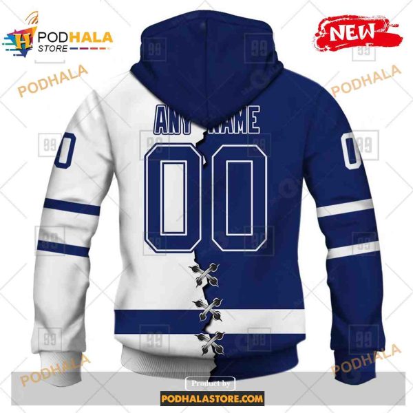 Custom NHL Toronto Maple Leafs Mix Color Jersey 2023 Shirt Hoodie 3D