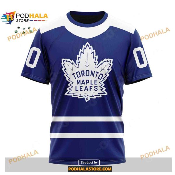 Custom NHL Toronto Maple Leafs Reverse Retro Redesign Shirt Hoodie 3D