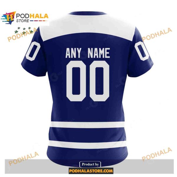 Custom NHL Toronto Maple Leafs Reverse Retro Redesign Shirt Hoodie 3D