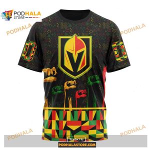 Custom Nhl Vegas Golden Knights Celebrate Black History Month Shirt Hoodie 3d 3