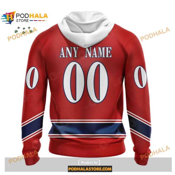 Custom NHL Washington Capitals Reverse Retro Redesign Shirt Hoodie 3D