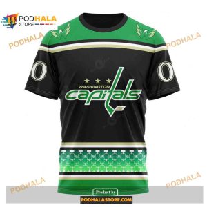 Custom Nhl Washington Capitals Unisex Hockey Patricks Day Shirt Hoodie 3d 3