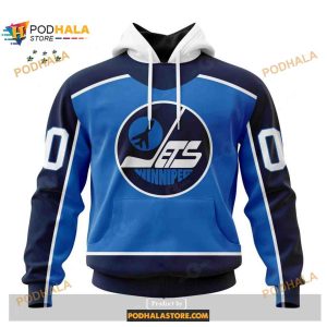 Custom Nhl Winnipeg Jets Reverse Retro Redesign Shirt Hoodie 3d 1