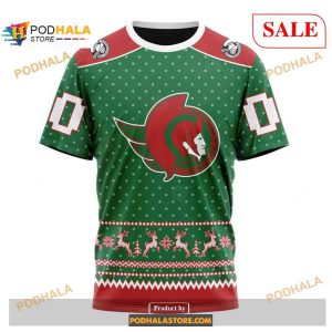 Custom Ottawa Senators Christmas Apparel Nhl Shirt Hoodie 3d 3