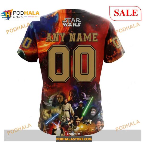 Custom Ottawa Senators Design X Star War NHL Shirt Hoodie 3D