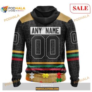 Custom Ottawa Senators Fearless Aganst Autism Nhl Shirt Hoodie 3d 2