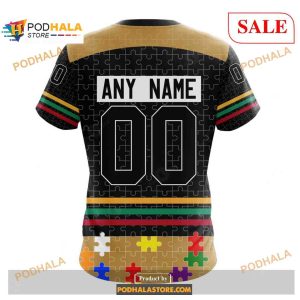Custom Ottawa Senators Fearless Aganst Autism Nhl Shirt Hoodie 3d 4