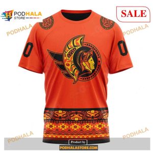Custom Ottawa Senators National Day For Truth And Reconciliation Nhl Shirt Hoodie 3d 3
