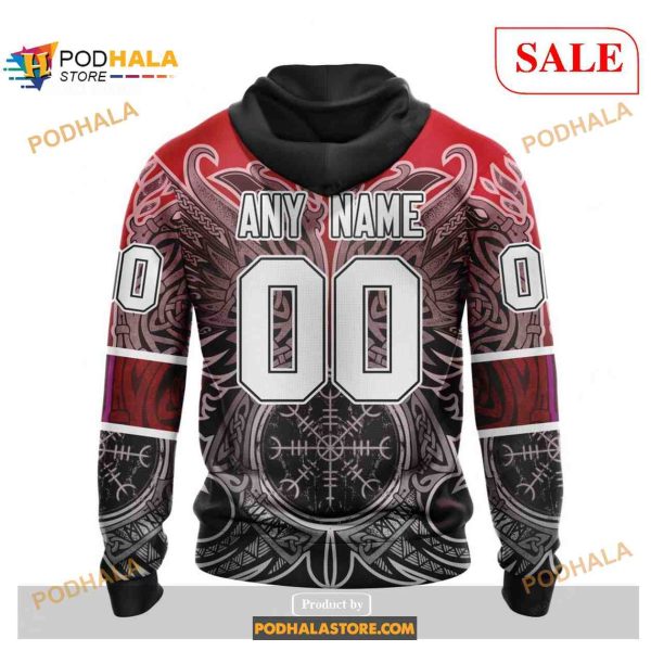 Custom Ottawa Senators Norse Viking Symbols NHL Shirt Hoodie 3D