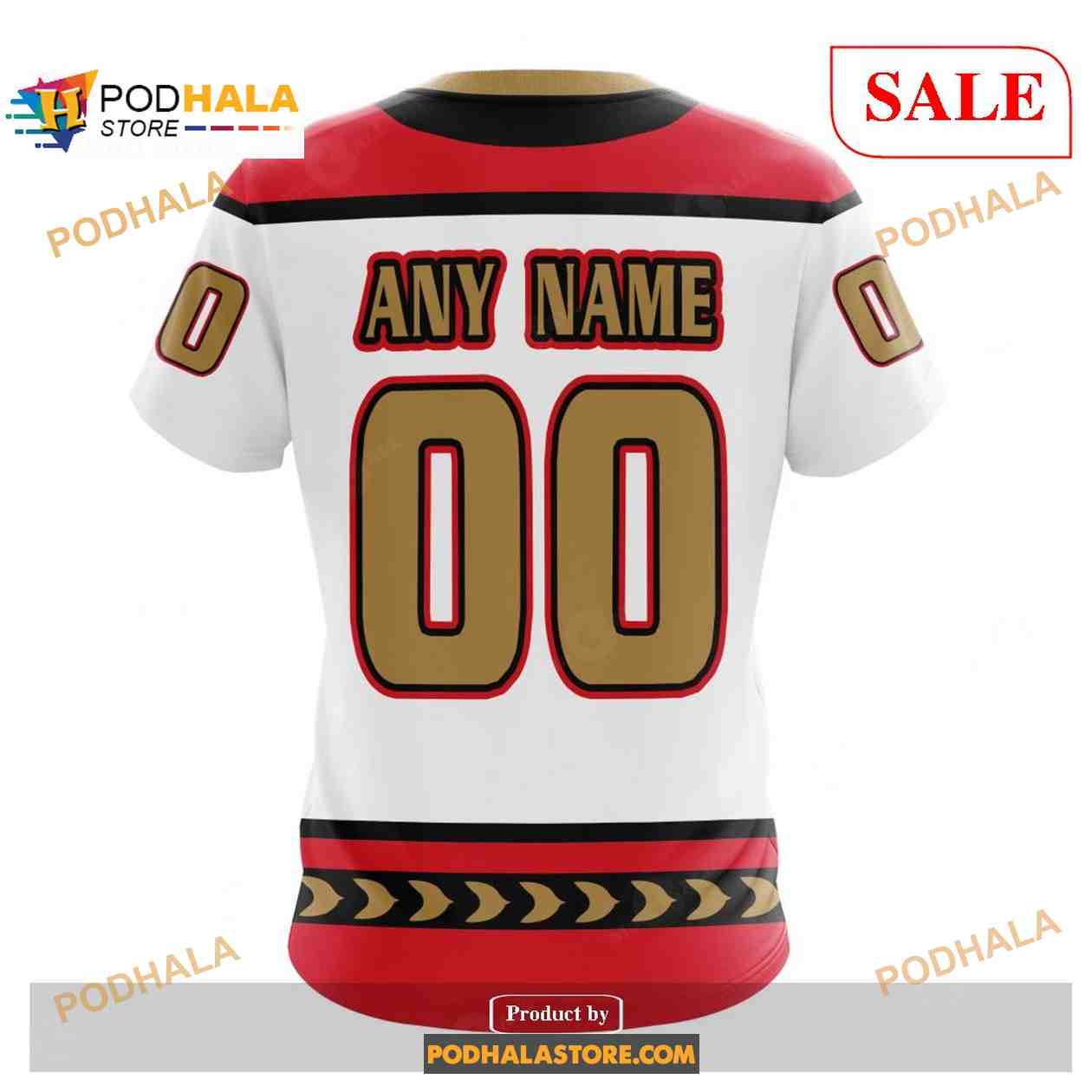 NHL Ottawa Senators Custom Name Number Special Retro Gradient Design Jersey  Pullover Hoodie