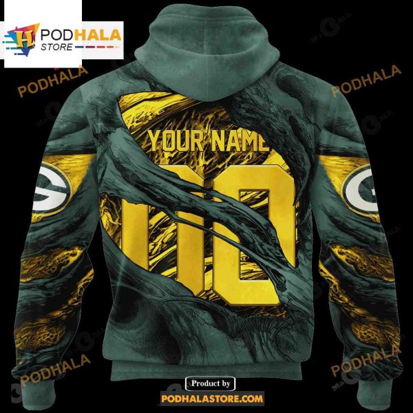 Custom Packers Demon Eyes NFL Hoodie 3D LIMITED EDITION