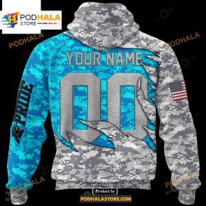 Custom Panthers Camo US NFL Hoodie 3D LIMITED EDITION 2