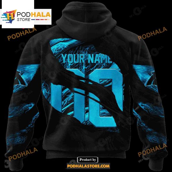 Custom Panthers Demon Eyes NFL Hoodie 3D LIMITED EDITION