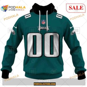 Custom Philadelphia Eagles Home Shirt NFL Hoodie 3D 1