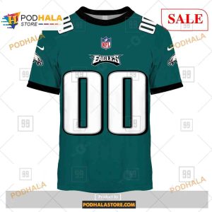 Custom Philadelphia Eagles Home Shirt NFL Hoodie 3D 2