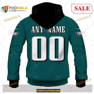 Custom Philadelphia Eagles Home Shirt NFL Hoodie 3D 3