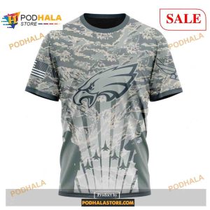 Custom Philadelphia Eagles Honor US Air Force Veterans Shirt NFL Hoodie 3D 3