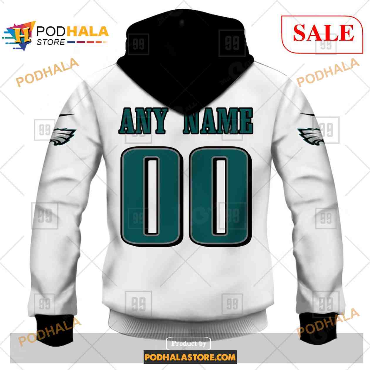 Personalized Mens Eagles Shirt 3D Radiant Philadelphia Eagles