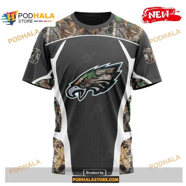 Custom Philadelphia Eagles Special Camo Hunting Black Design Shirt NFL Hoodie 3D