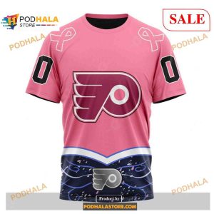 Custom Philadelphia Flyers Fights Cancer Nhl Shirt Hoodie 3d 3