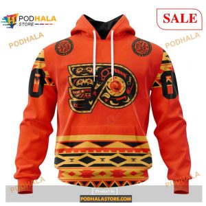 Custom Philadelphia Flyers National Day For Truth And Reconciliation NHL Hoodie 3D