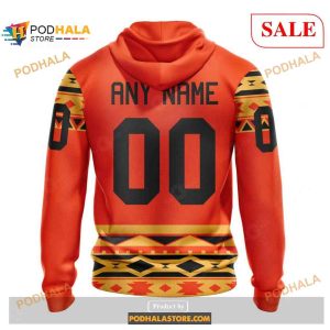 Custom Philadelphia Flyers National Day For Truth And Reconciliation Nhl Hoodie 3d 2