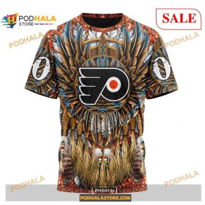 Custom Philadelphia Flyers Native Costume Design Nhl Shirt Hoodie 3d 3