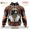 Custom Philadelphia Flyers Native Costume NHL Shirt Hoodie 3D