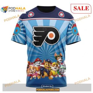 Custom Philadelphia Flyers Paw Patrol Nhl Shirt Hoodie 3d 3