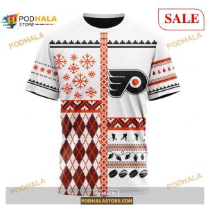Custom Philadelphia Flyers Unisex Christmas Nhl Shirt Hoodie 3d 3
