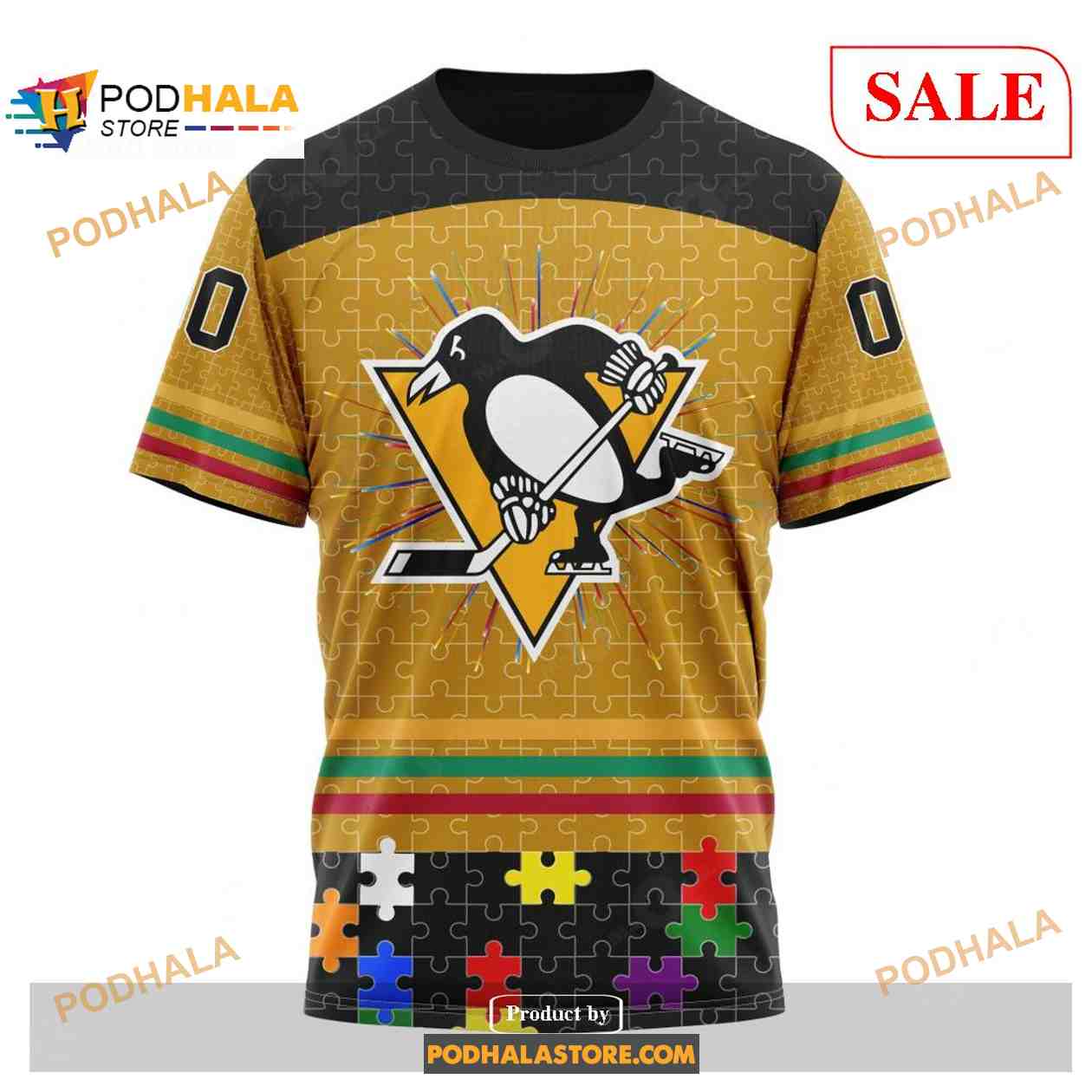 Personalized NHL Pittsburgh Penguins Camo Military Appreciation